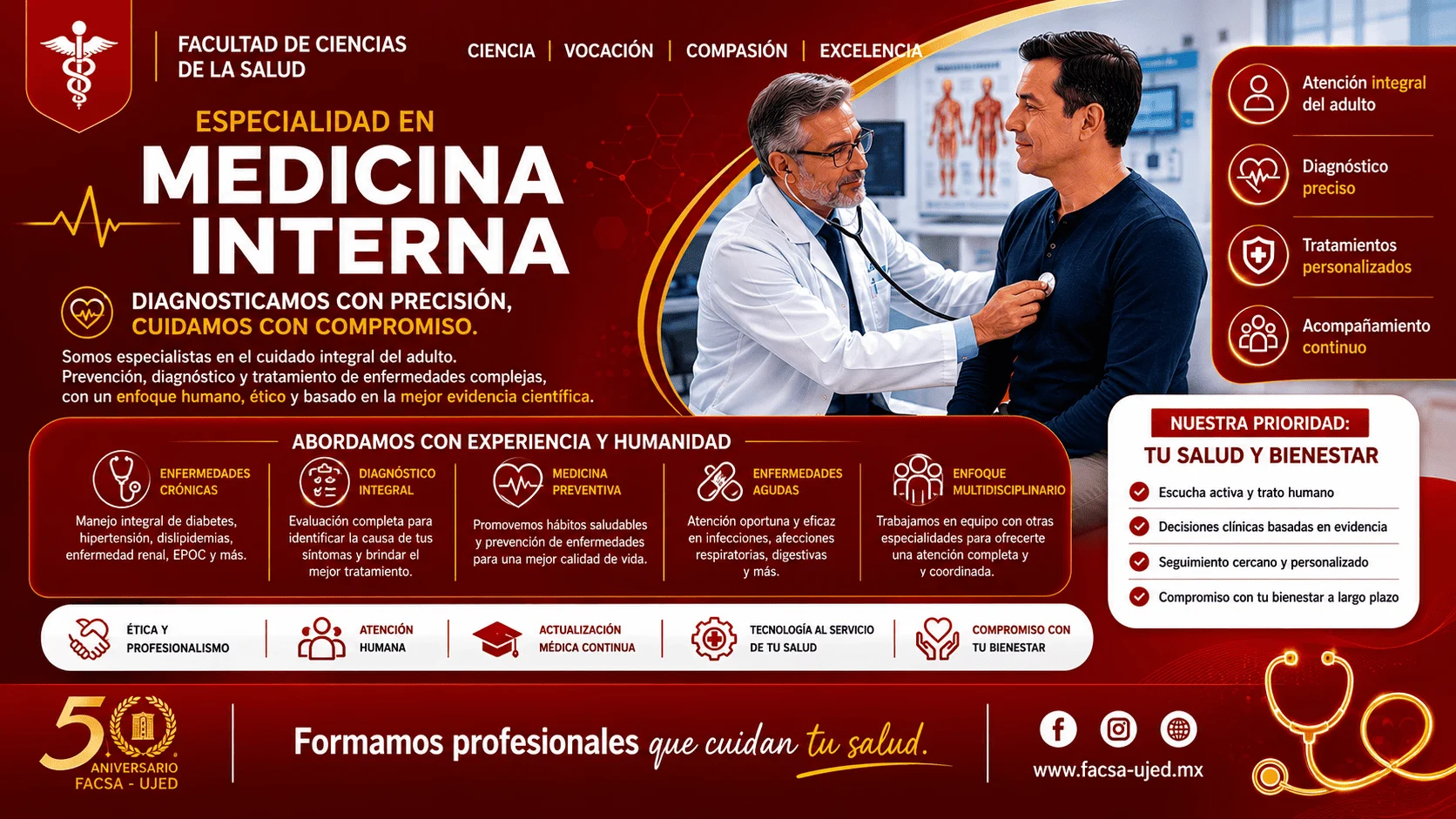 Especialidad en Medicina Interna
