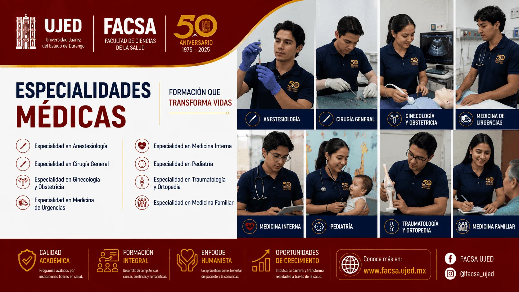 Especialidades FACSA
